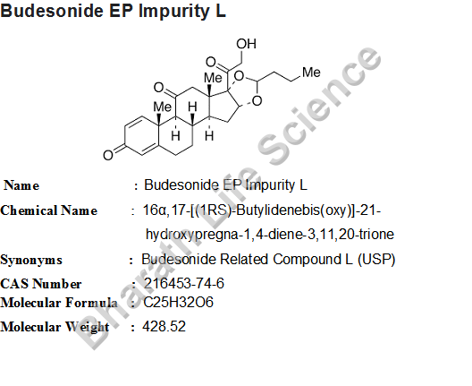 Budesonide EP Impurity L